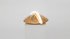 Underlay II, Sculpted Table Lamp by Paul Matter