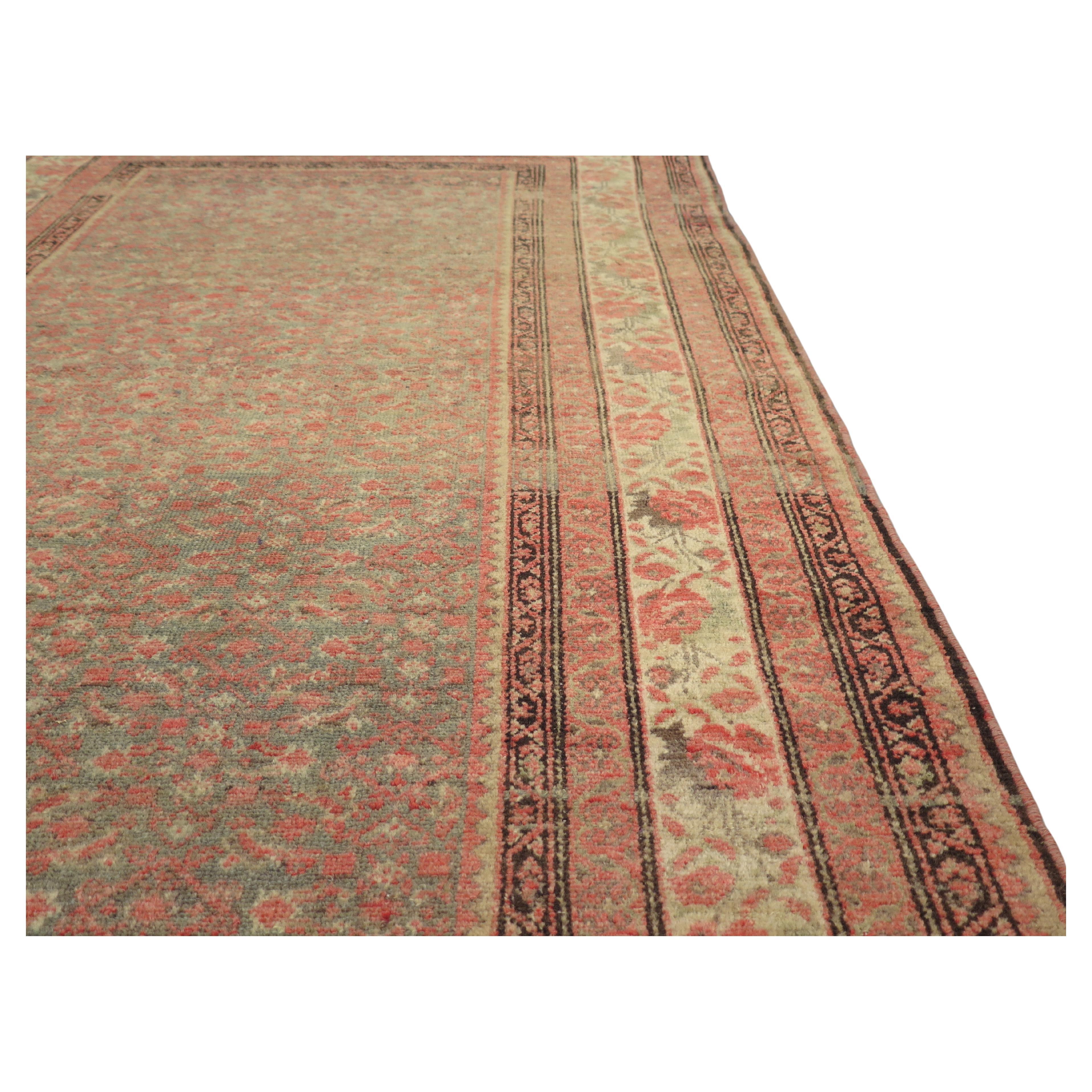 Understated Anatolian Accent Rug, c. 1900s