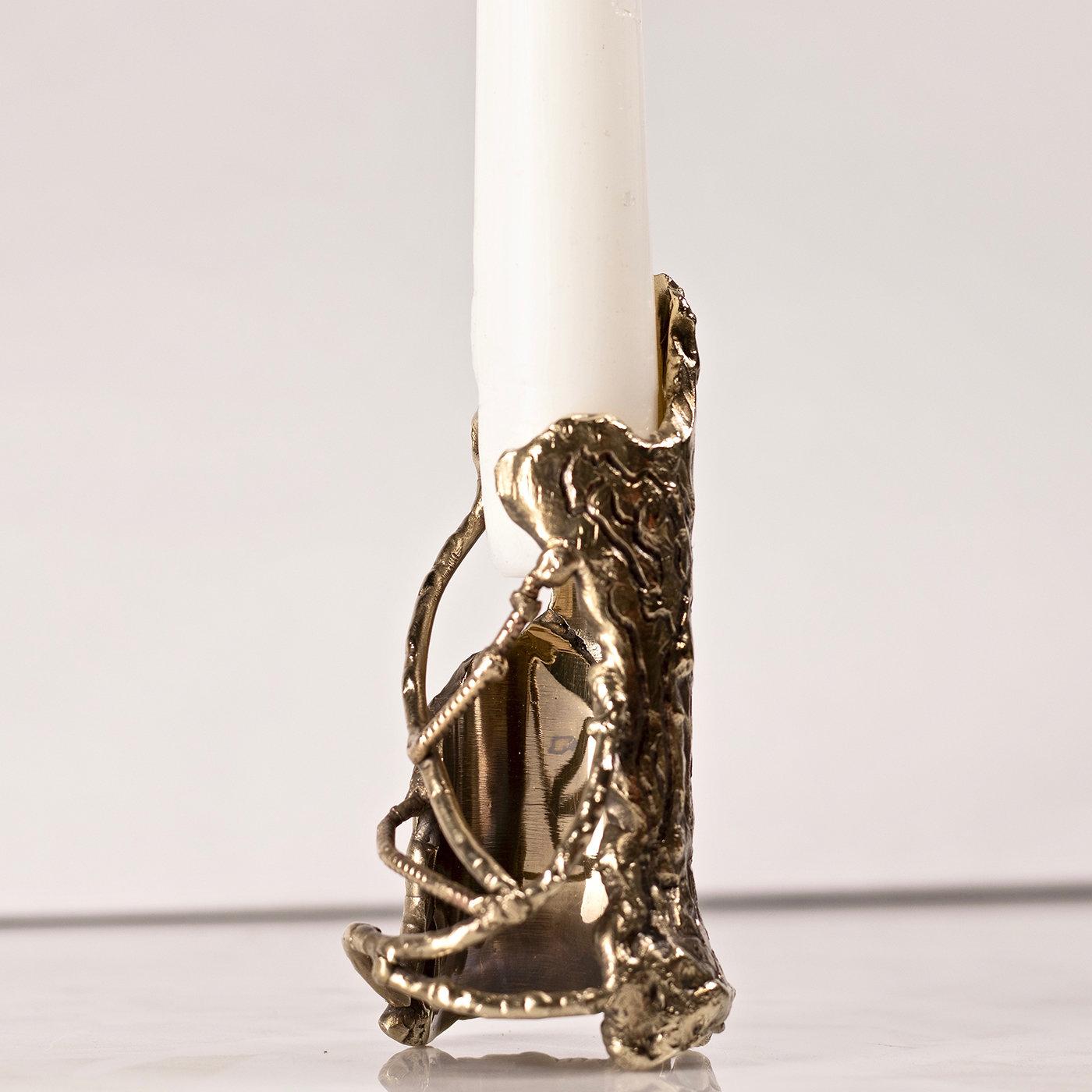 Underwood Brass Candlestick In New Condition For Sale In Milan, IT