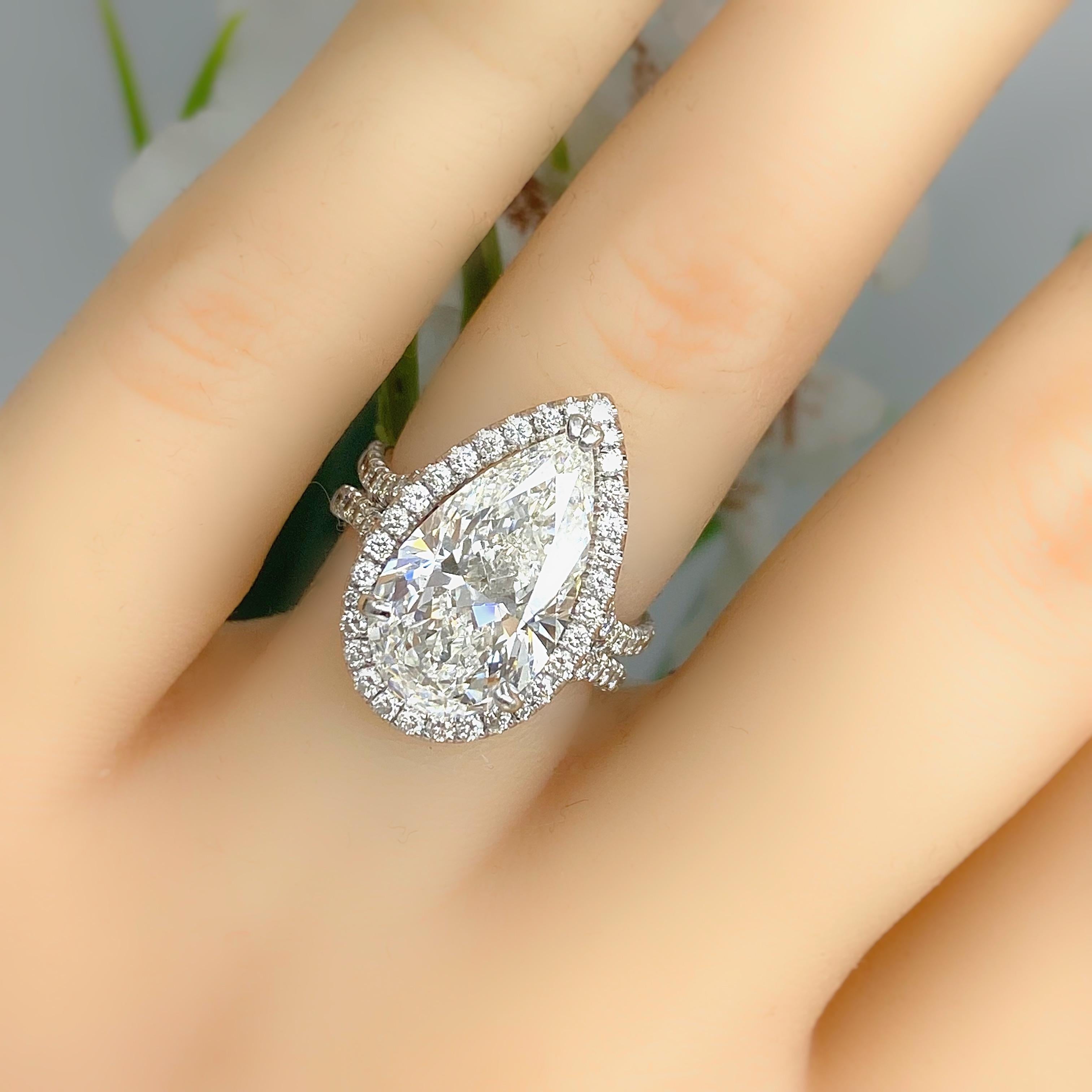 almond engagement ring