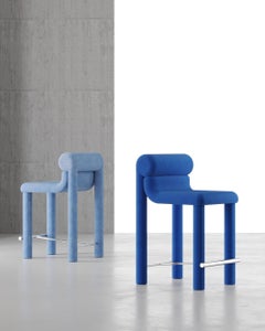 Uneven Objects TACTO Counter Stool- Kvadrat Fabric