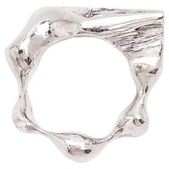 Unfinished Sculpture 02 Ring in Sterling Silver 925 by KARNEEVAL
