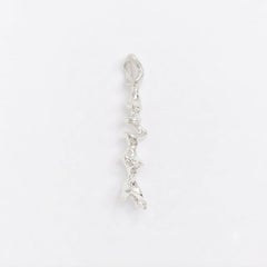 Unfinished Sculpture 03 Pendant in Sterling Silver 925 by KARNEEVAL