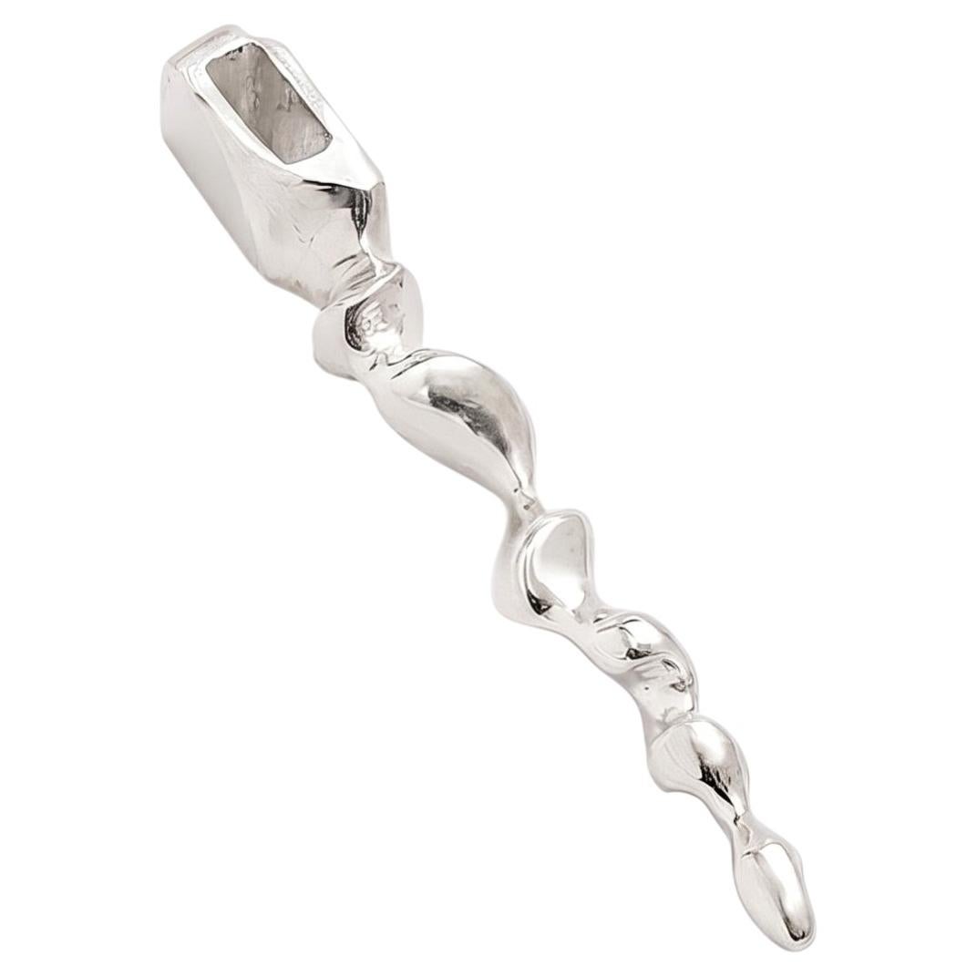 Pendentif « Unfinished Sculpture 04 » en argent sterling 925 par KARNEEVAL