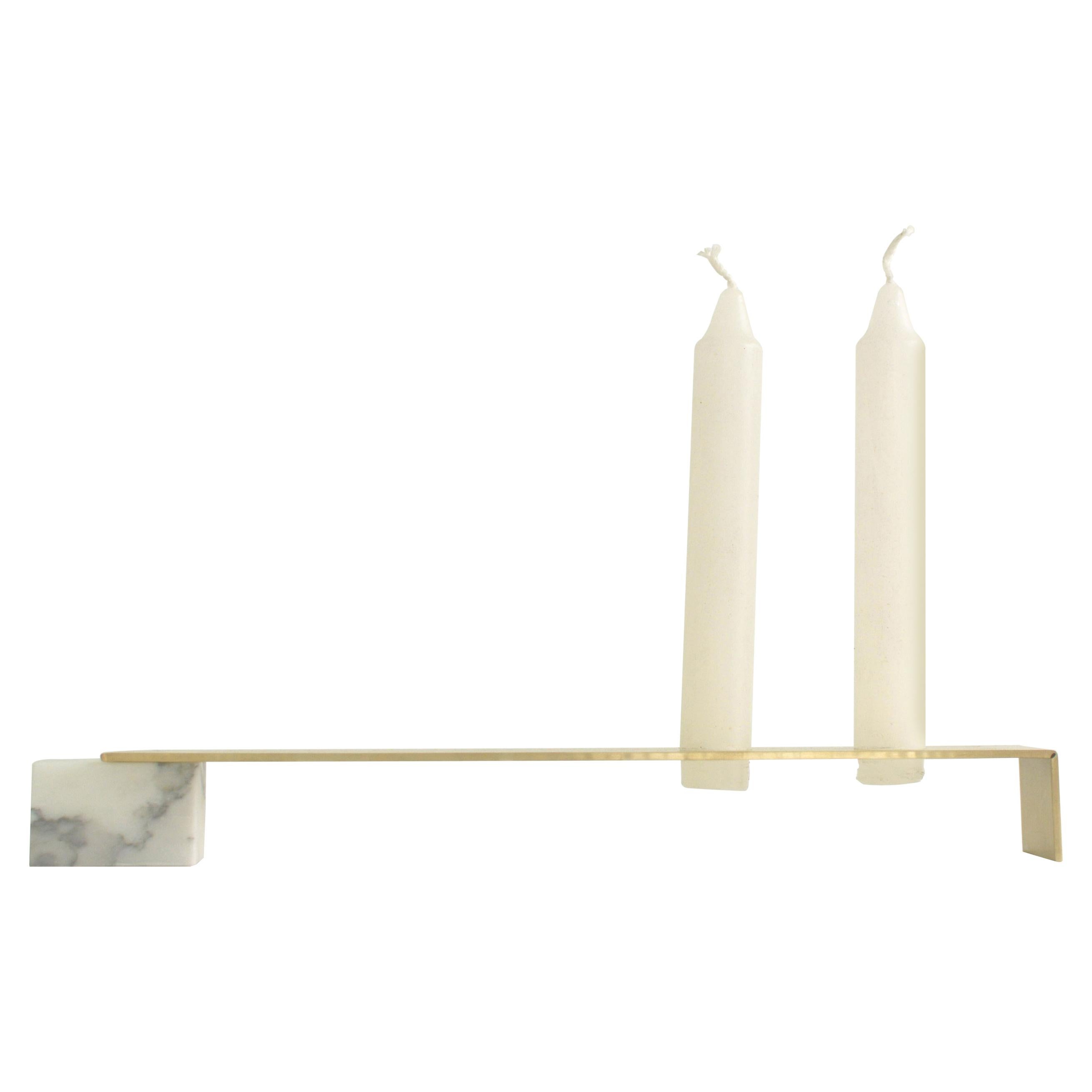Unfolding marble candleholders by Periclis Frementitis
Edition of 5 pieces for 2021
Designer: Periclis Frementitis
Studio: HIGHDOTS
Dimensions: Width 28cm
Materials: brass, marble Carrara.



