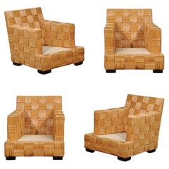Retro Unforgettable Set of of 4 Block Island Cane Chairs by John Hutton for Donghia