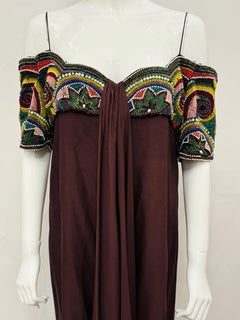 Ungaro archival embroidery and silk evening gown