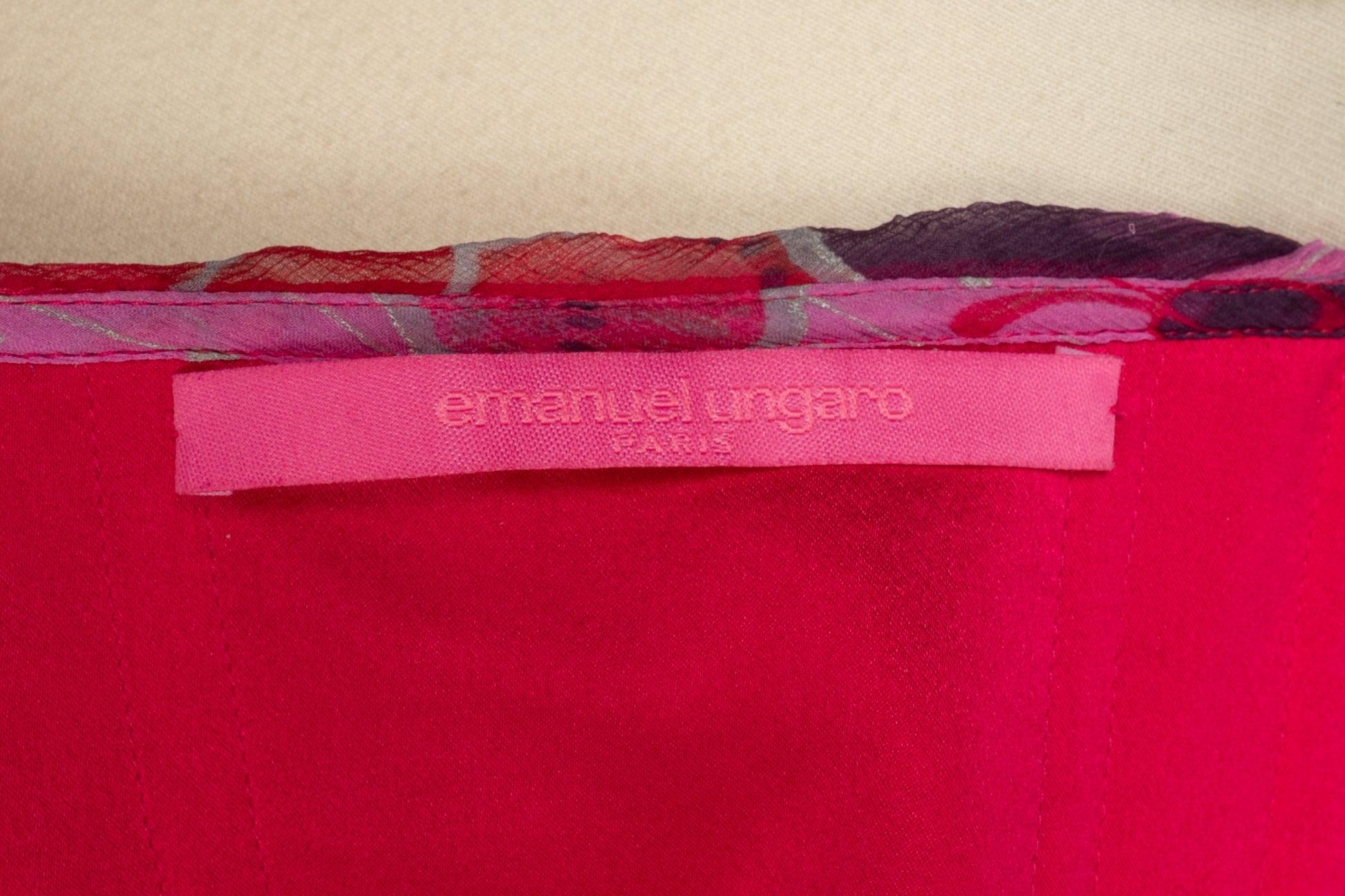 Ungaro Bustier Dress in Pink Tones For Sale 5