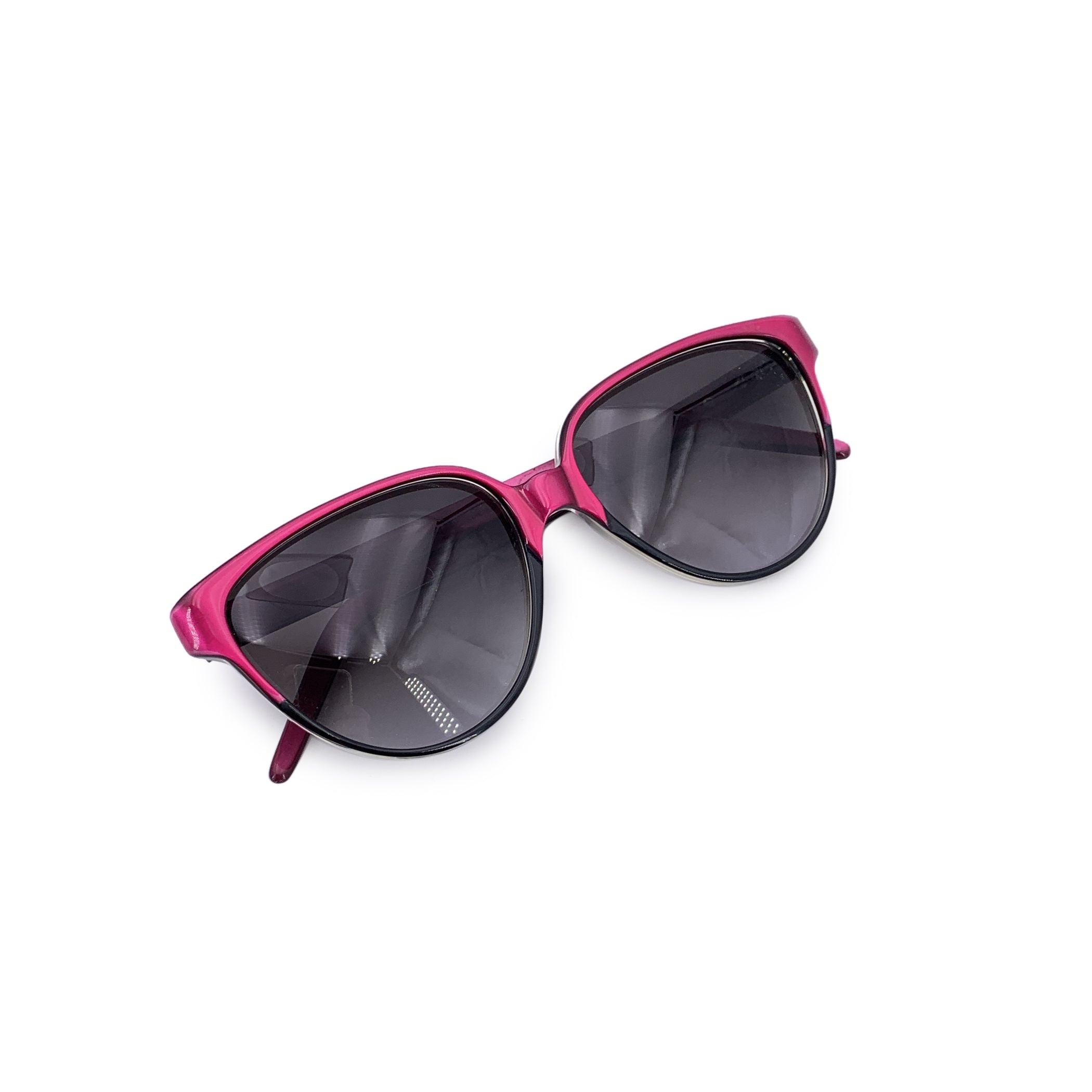 Ungaro by Persol Schwarz Rosa Sonnenbrille Mod. 555 1R 56-74 140mm im Angebot 1