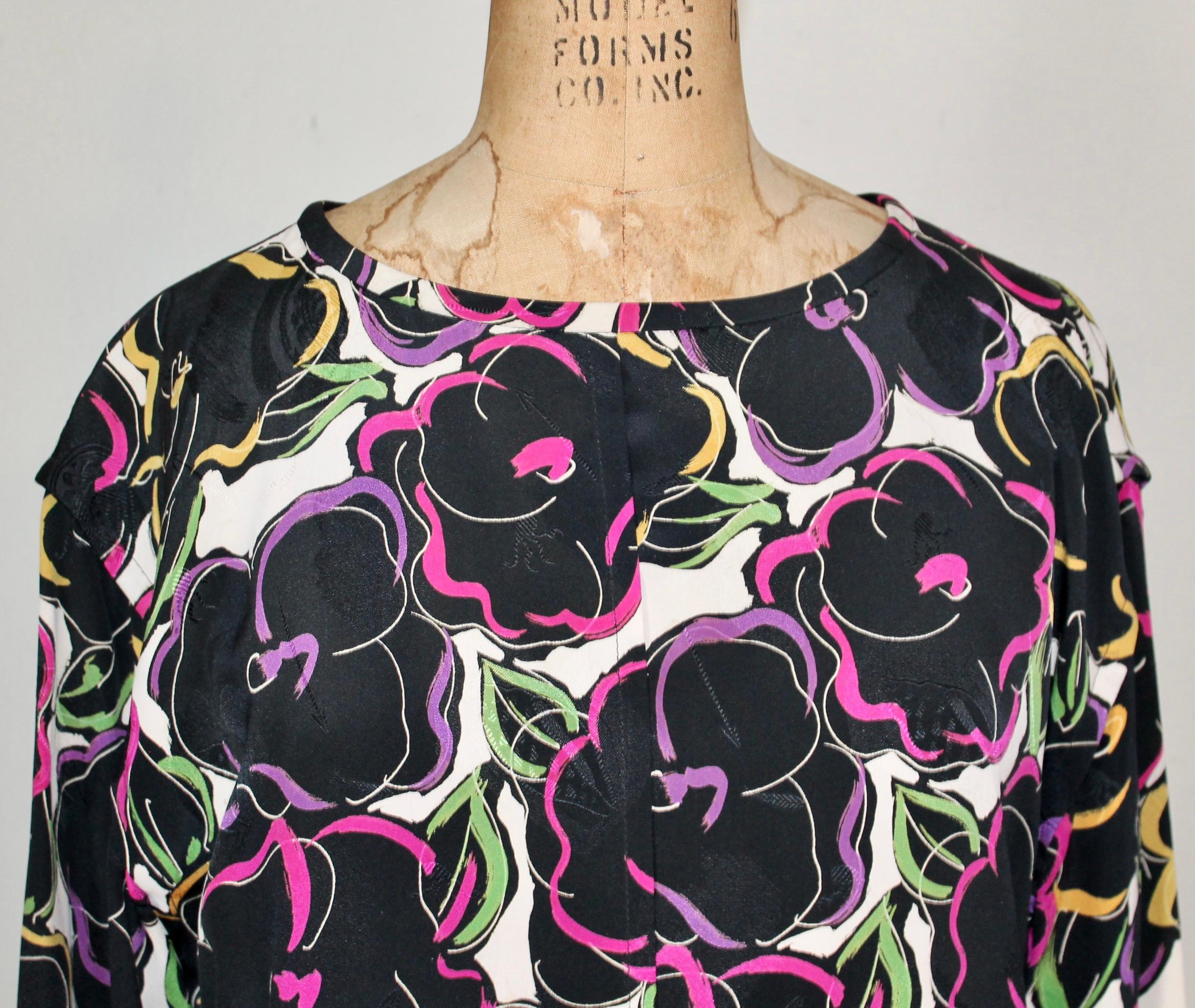 Ungaro Floral Day Dress For Sale 1