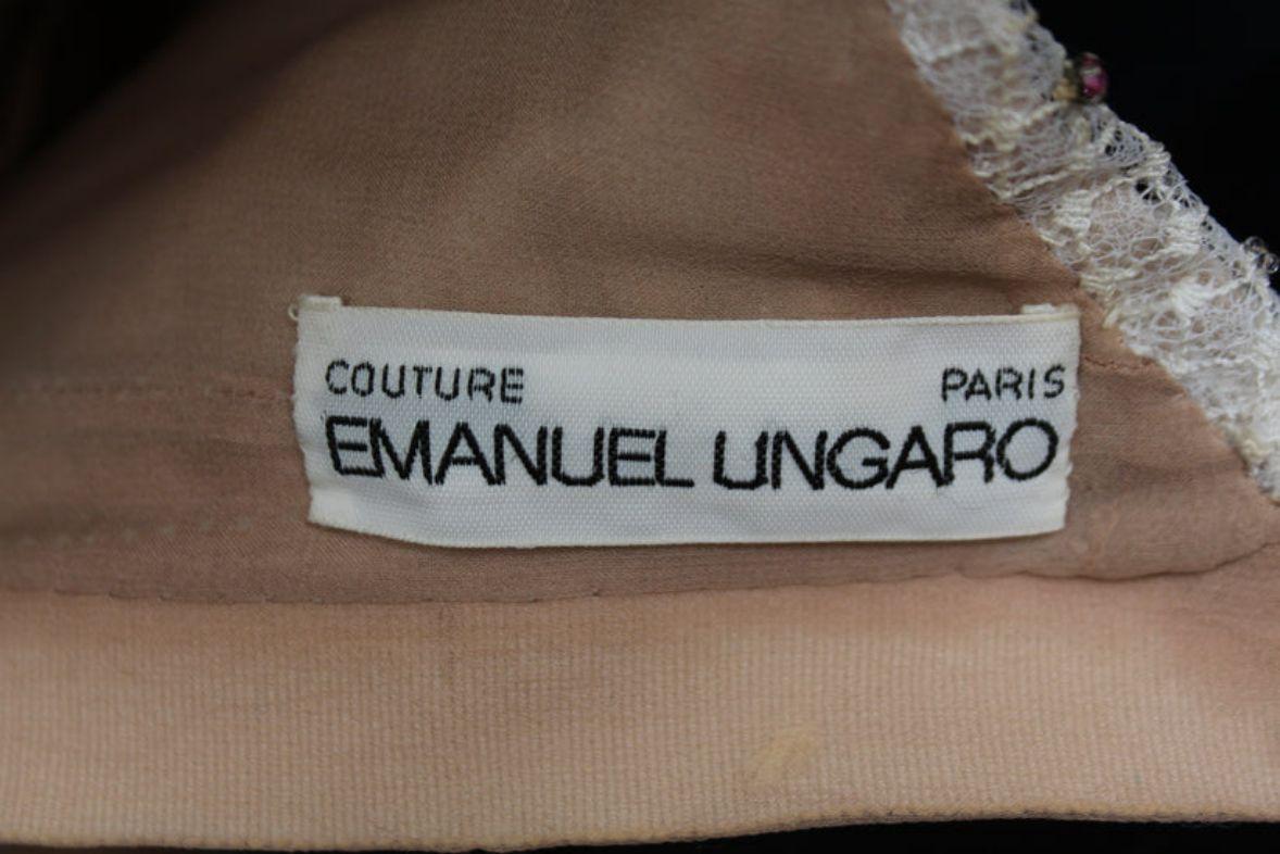 Ungaro Haute Couture Kleid mit Spitzenstickerei, Größe 36FR, Ungaro im Angebot 7
