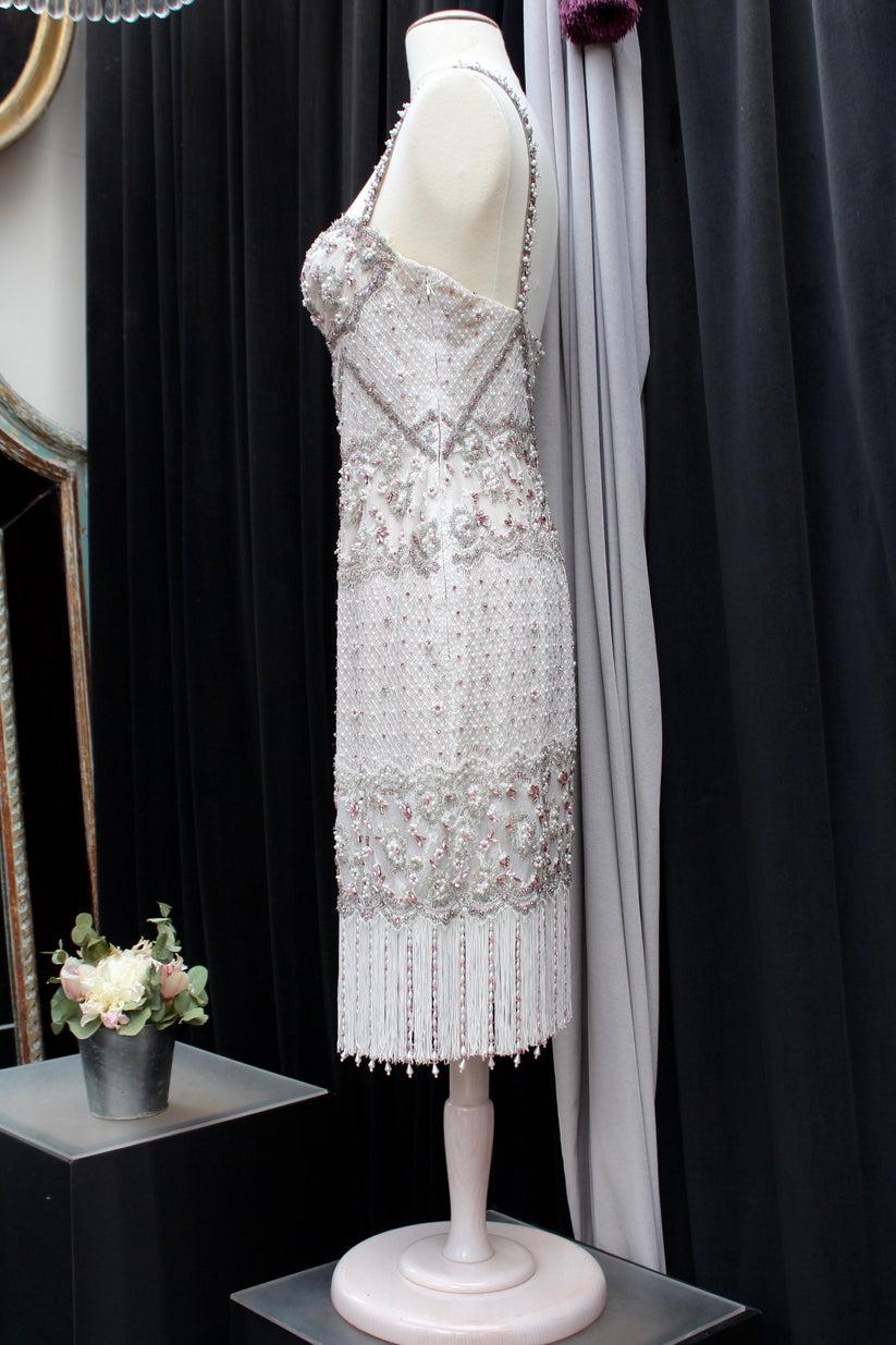 Ungaro Haute Couture Kleid mit Spitzenstickerei, Größe 36FR, Ungaro Damen im Angebot