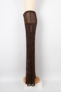 Ungaro Haute Couture Pants with Pearls