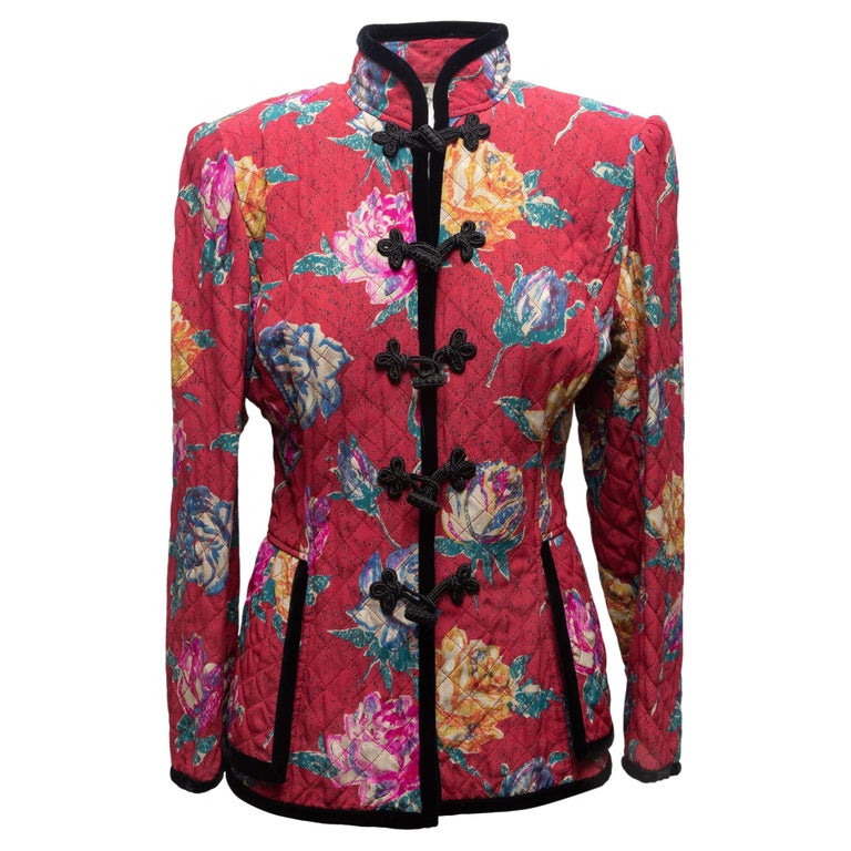 Elara | Quilted Floral Print Jacket main image 0