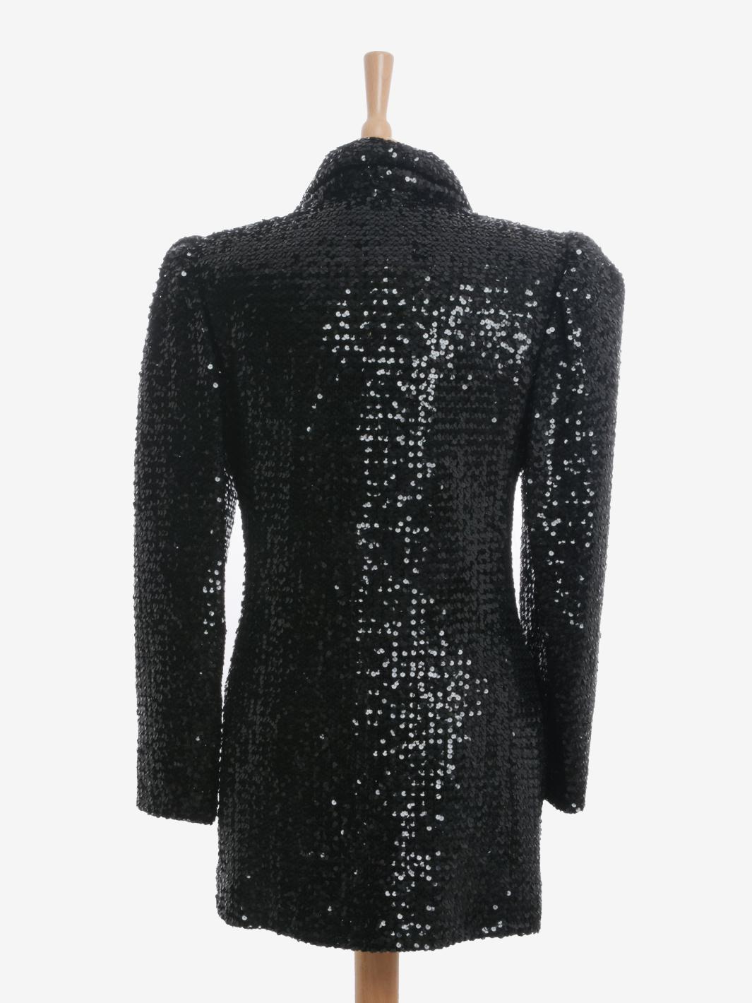 Nero Ungaro Sequin Jacket - 80s in vendita