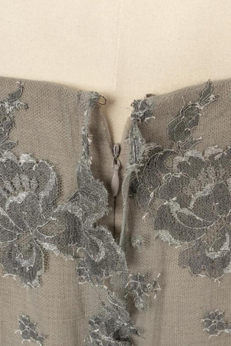 Ungaro Silvery Lace Set Couture, 1999 For Sale 7