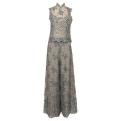 Ungaro Silvery Lace Set Couture, 1999