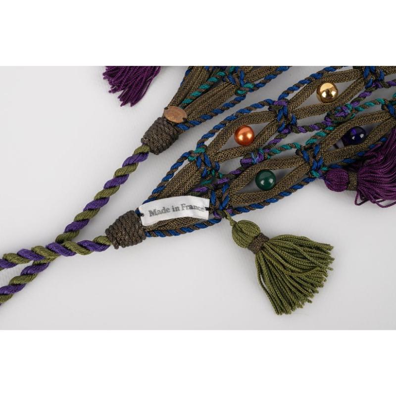 Ungaro Trimmings Belt with Glass Pearls, 1980 3