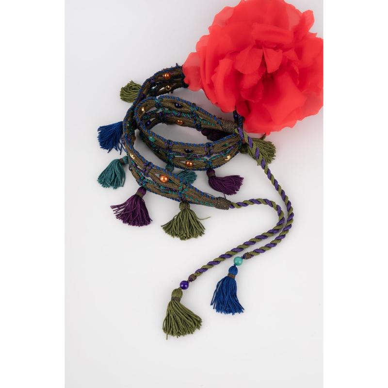 Ungaro Trimmings Belt with Glass Pearls, 1980 4