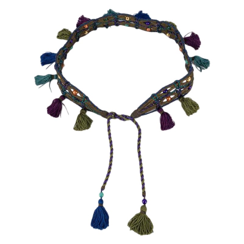 Ungaro Trimmings Belt with Glass Pearls, 1980