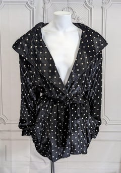 Ungaro Velvet Polka Dot Evening Jacket