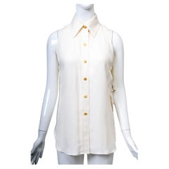 Ungaro White Silk Shirt, Unworn