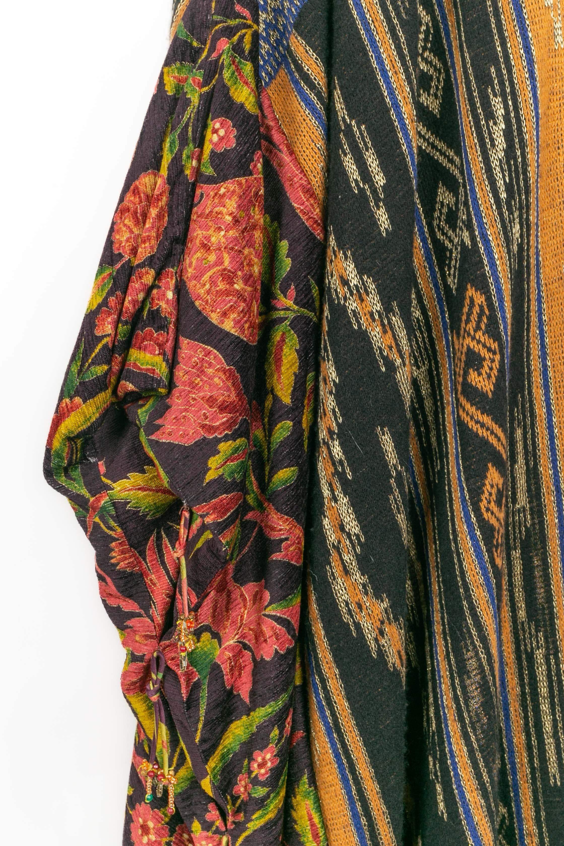 Ungaro wide coat Couture In Excellent Condition For Sale In SAINT-OUEN-SUR-SEINE, FR