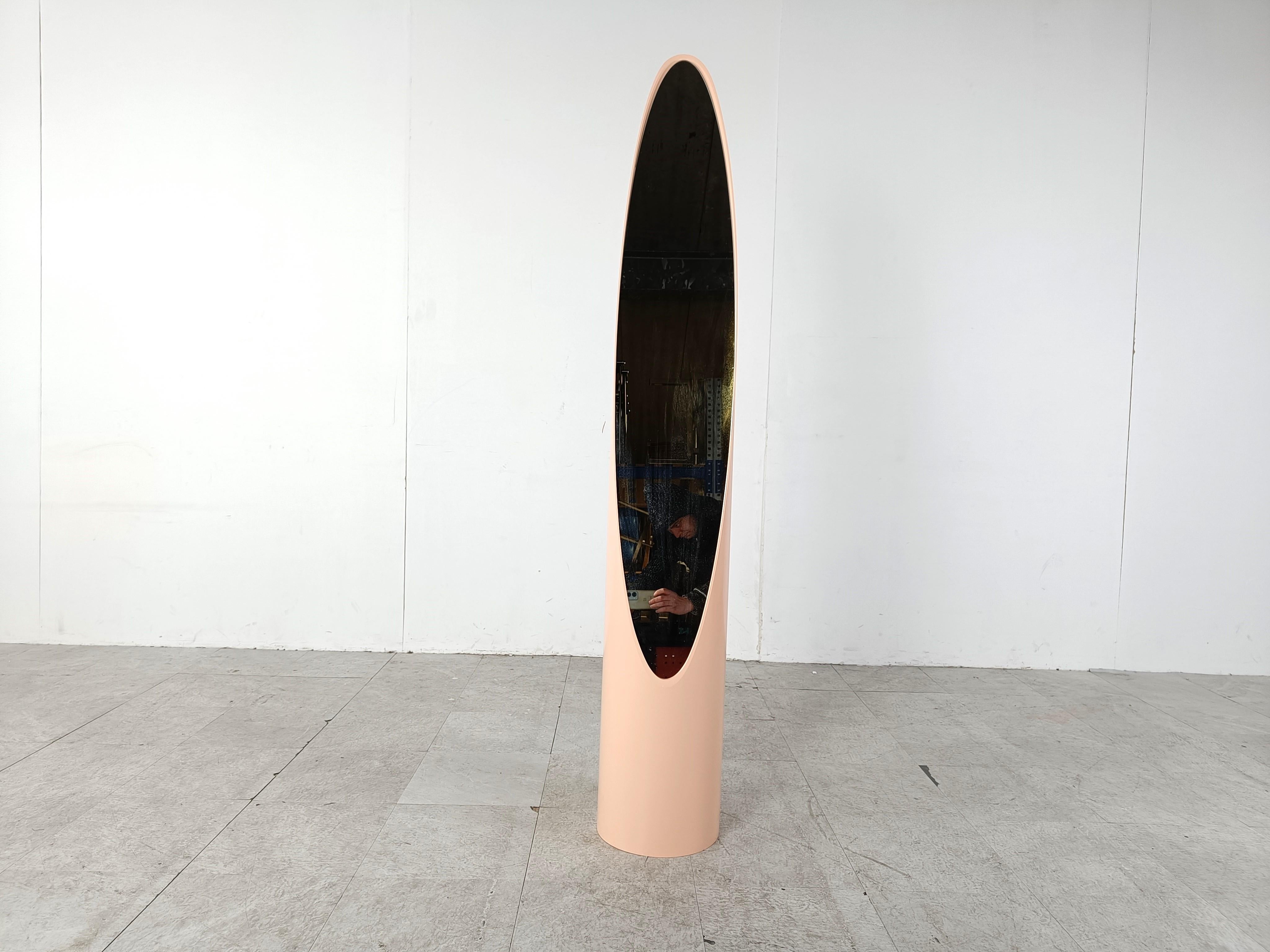 Unghia mirror by Rodolfo Bonetto, Italy 1970s In Good Condition In Leuven, Vlaams Gewest