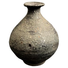 Unglazed Flower Vase by Toru Hatta