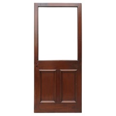 Antique Unglazed Reclaimed Mahogany Door