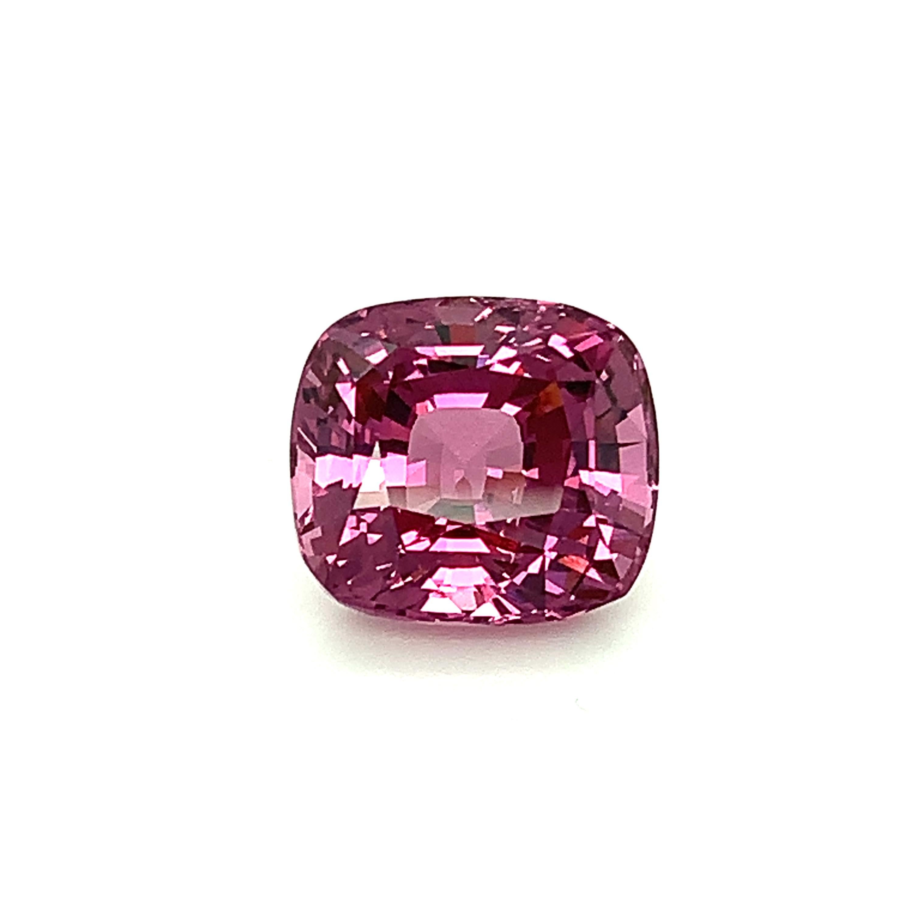 Unheated 10.21 Carat Pink Purple Spinel, Loose Gemstone, GIA Certified ...A In New Condition For Sale In Los Angeles, CA