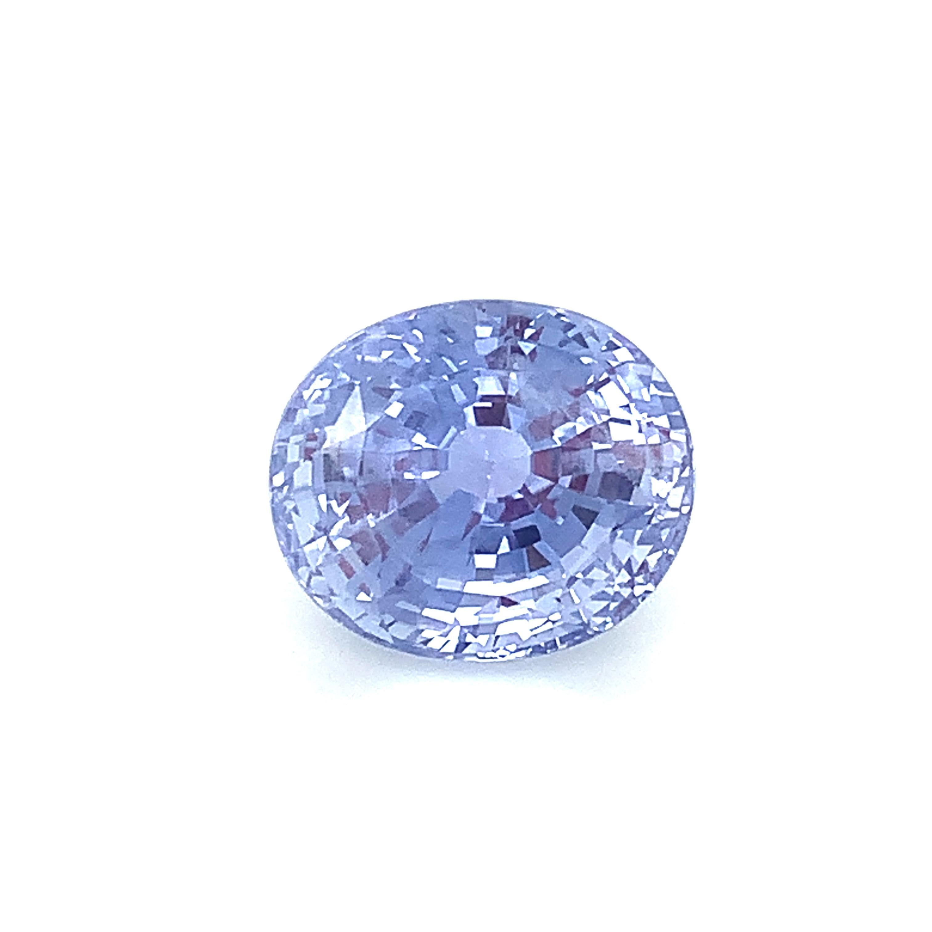 violet blue sapphire gemstone