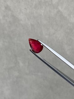 Unheated 1.76 carats Mozambique Ruby