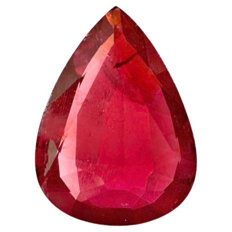 Unheated 1.76 carats Mozambique Ruby