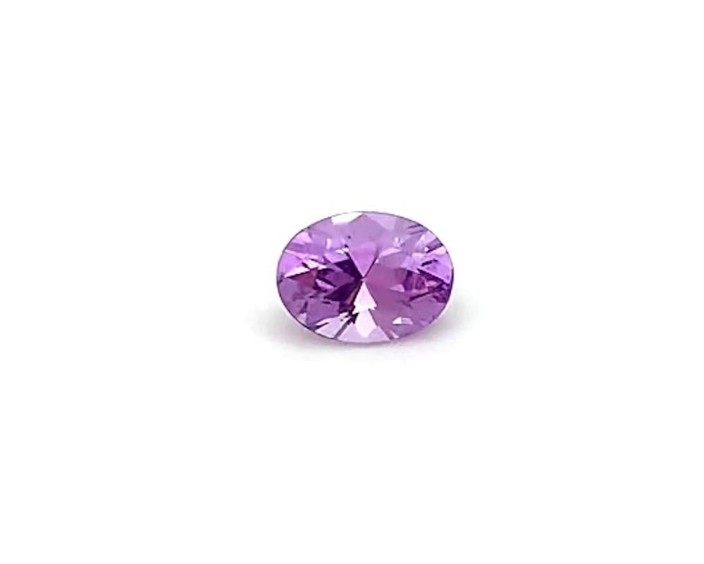 loose purple sapphire