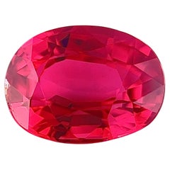 Unheated 2.06 Carat Natural Ruby Loose stone in Pigeon Blood 