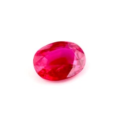 Unheated 2.20 Carat Natural Ruby Loose Stone in Pigeon Blood