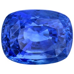 Unheated 22.26 Carat Ceylon Blue Sapphire GIA, Loose Pendant, Collector Gemstone