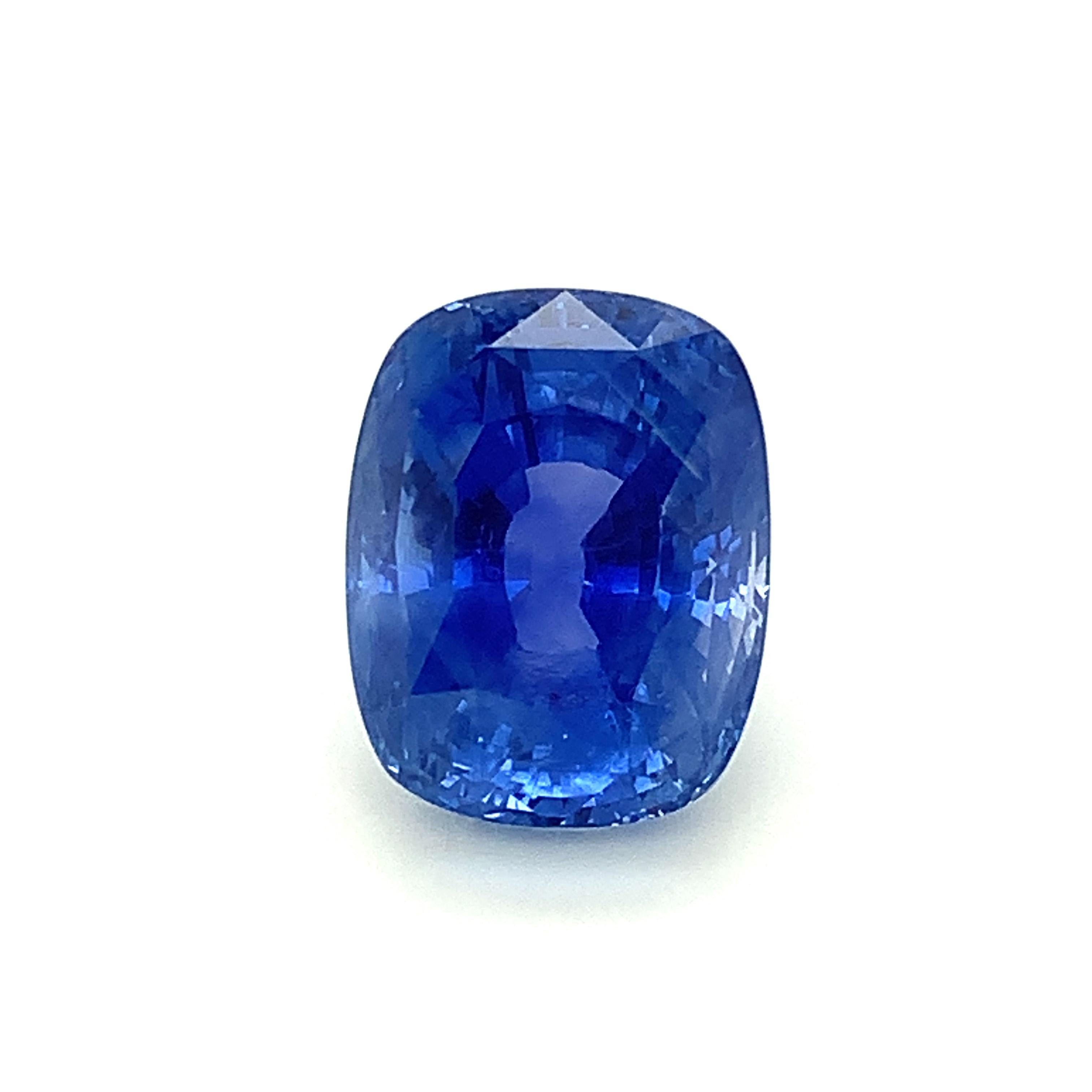 Unheated 22.26 Carat Ceylon Blue Sapphire GIA, Loose Pendant, Collector Gemstone 7
