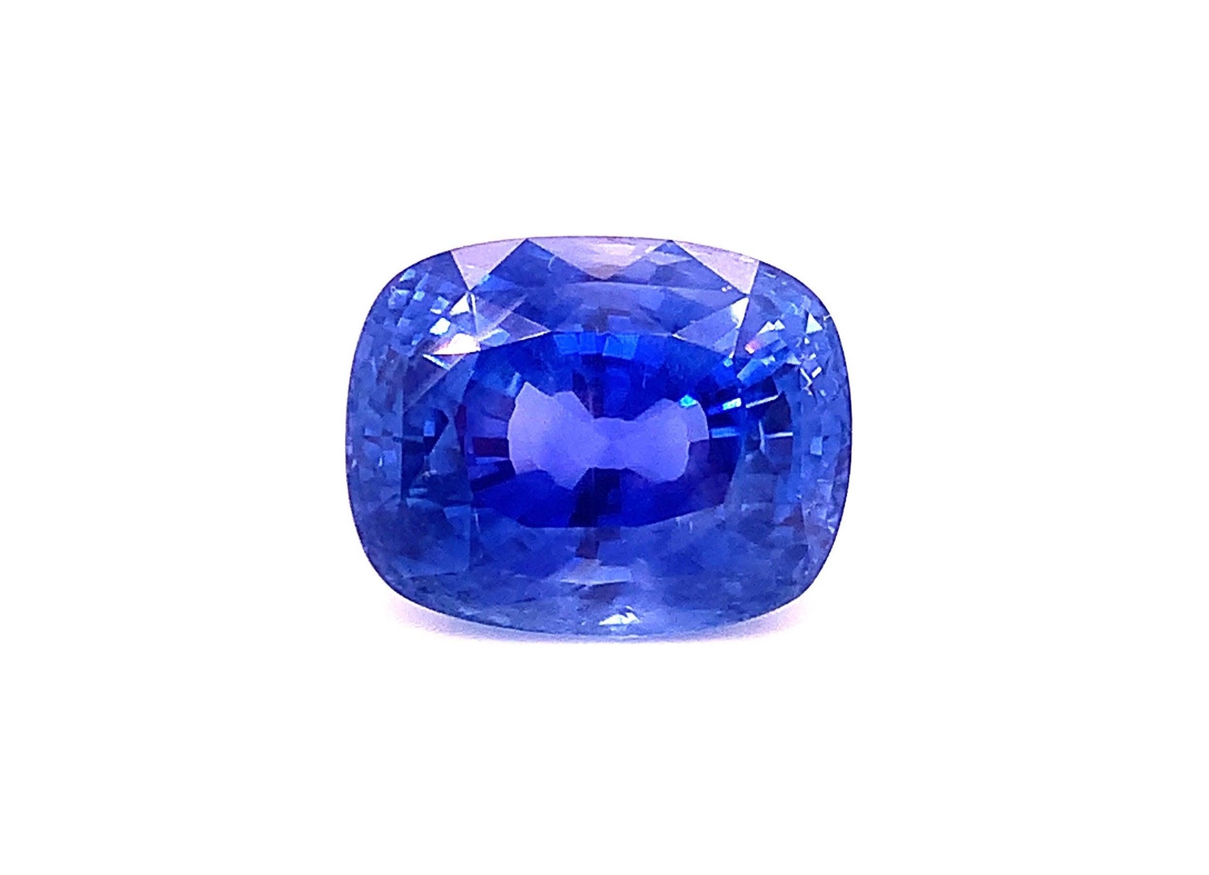 Artisan Unheated 22.26 Carat Ceylon Blue Sapphire GIA, Loose Pendant, Collector Gemstone