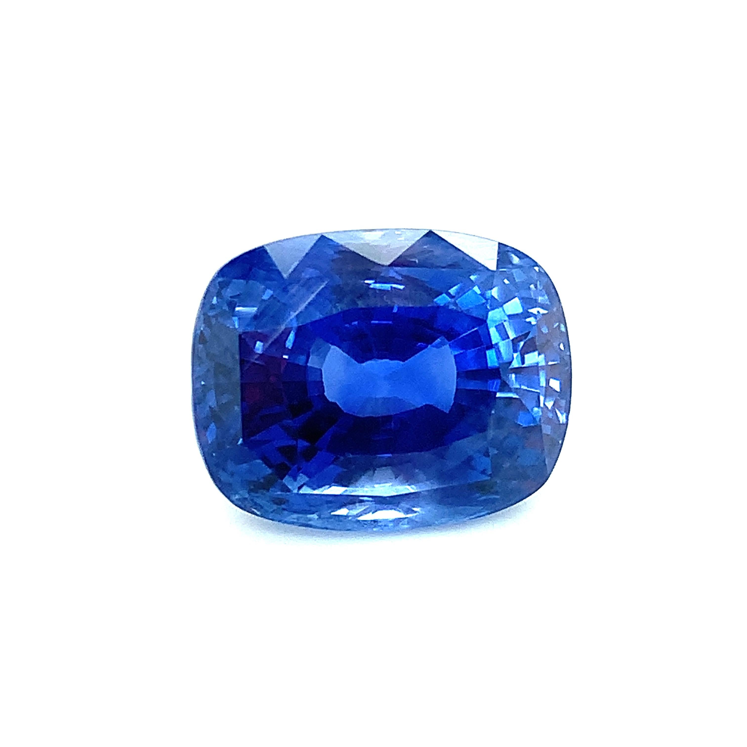 Unheated 22.26 Carat Ceylon Blue Sapphire GIA, Loose Pendant, Collector Gemstone 2