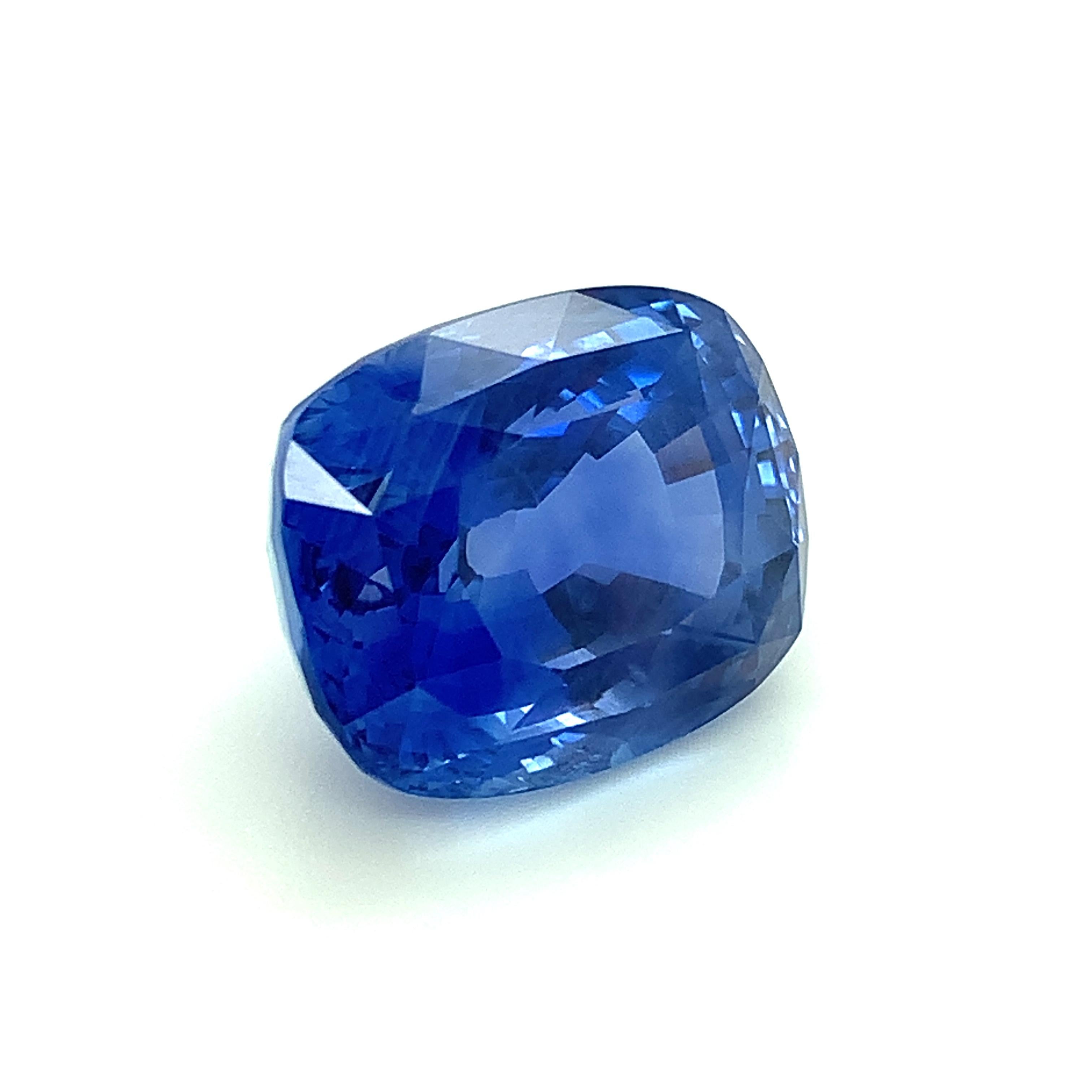 Unheated 22.26 Carat Ceylon Blue Sapphire GIA, Loose Pendant, Collector Gemstone In New Condition In Los Angeles, CA