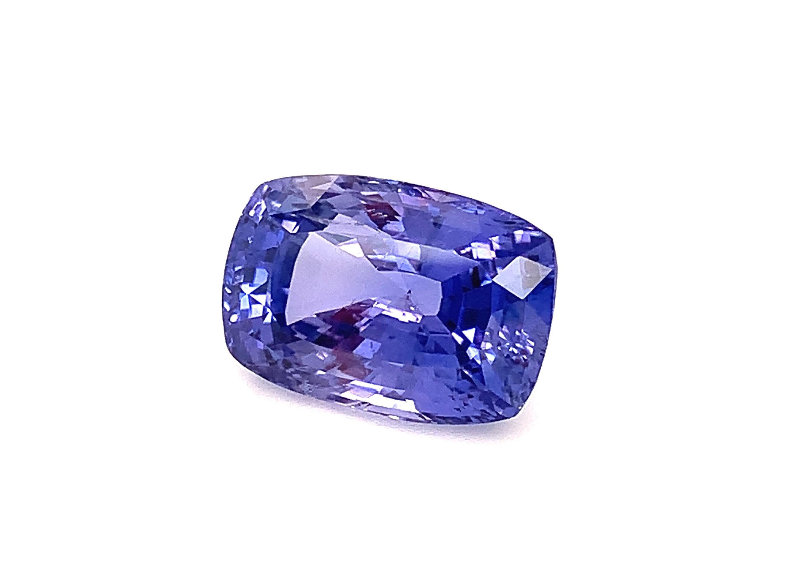 Unheated 29.45 Carat Blue Violet Sapphire, Loose Gemstone, GIA Certified 3