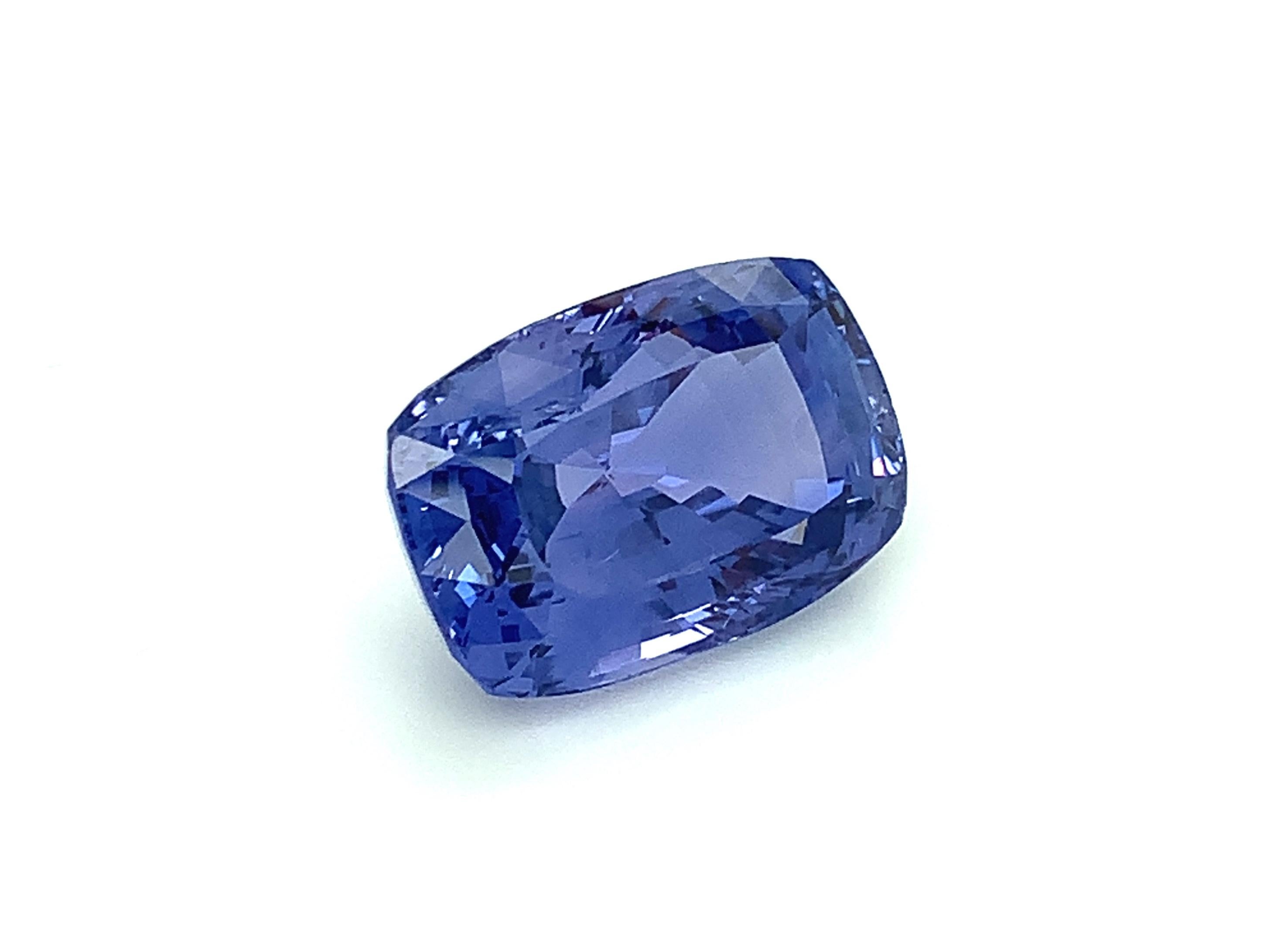 Artisan Unheated 29.45 Carat Blue Violet Sapphire, Loose Gemstone, GIA Certified