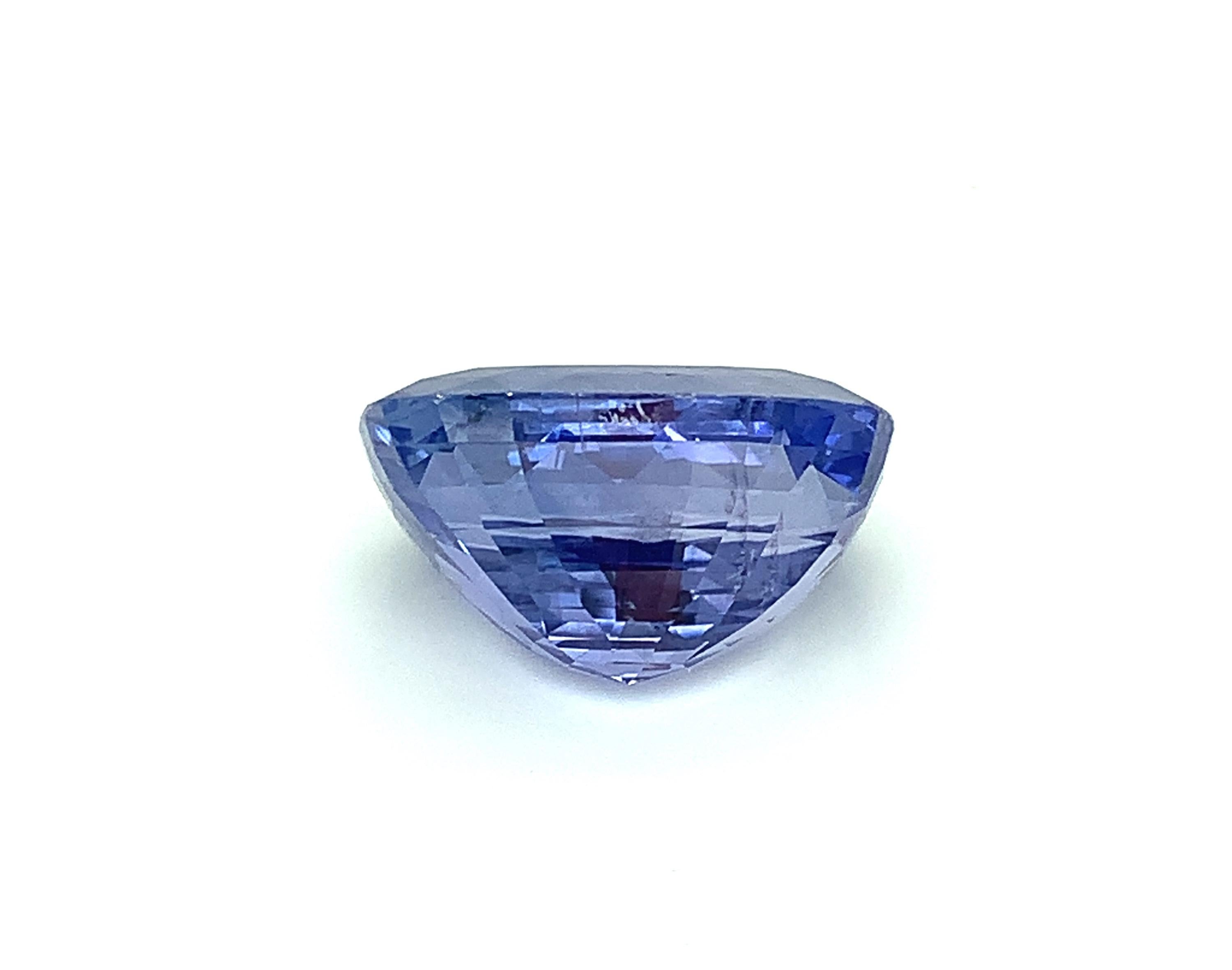 Unheated 29.45 Carat Blue Violet Sapphire, Loose Gemstone, GIA Certified 5