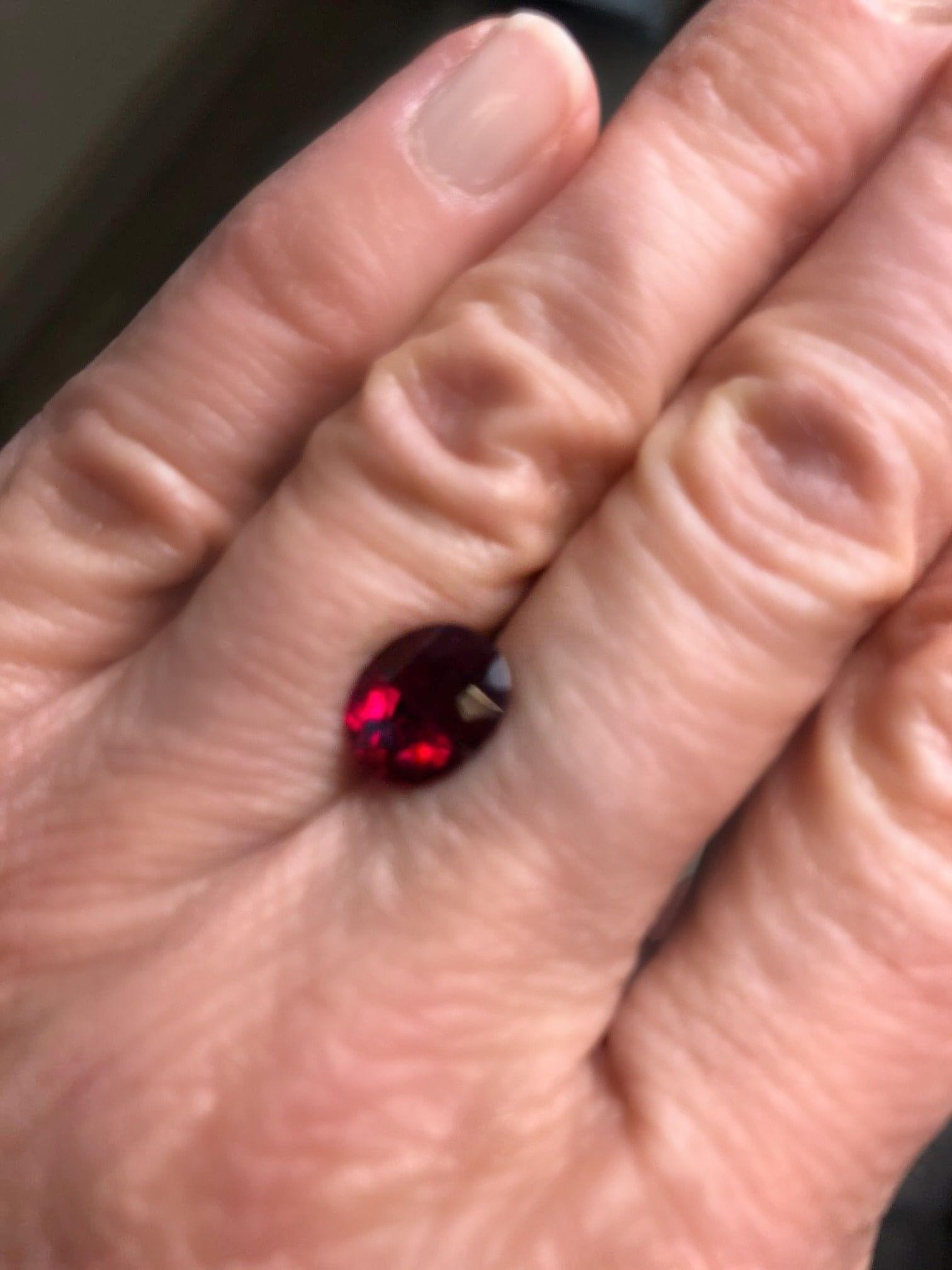 Women's or Men's Unheated 3.05 Carat “Pigeon’s Blood” Ruby, Unset Loose Gemstone, GIA Certified