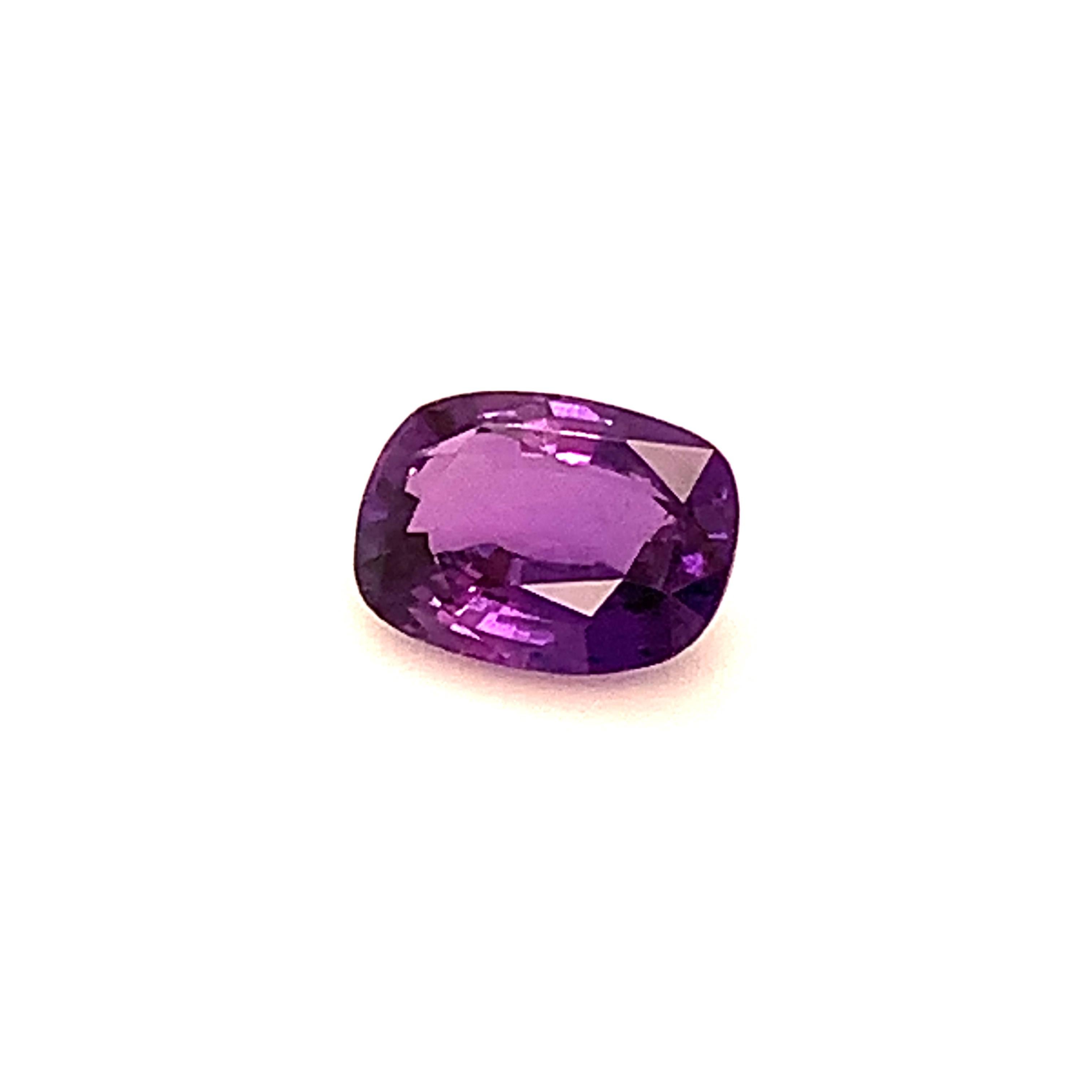 Unheated 3.50 Carat Color Change Sapphire, Unset Loose Gemstone, GIA Certified For Sale 4