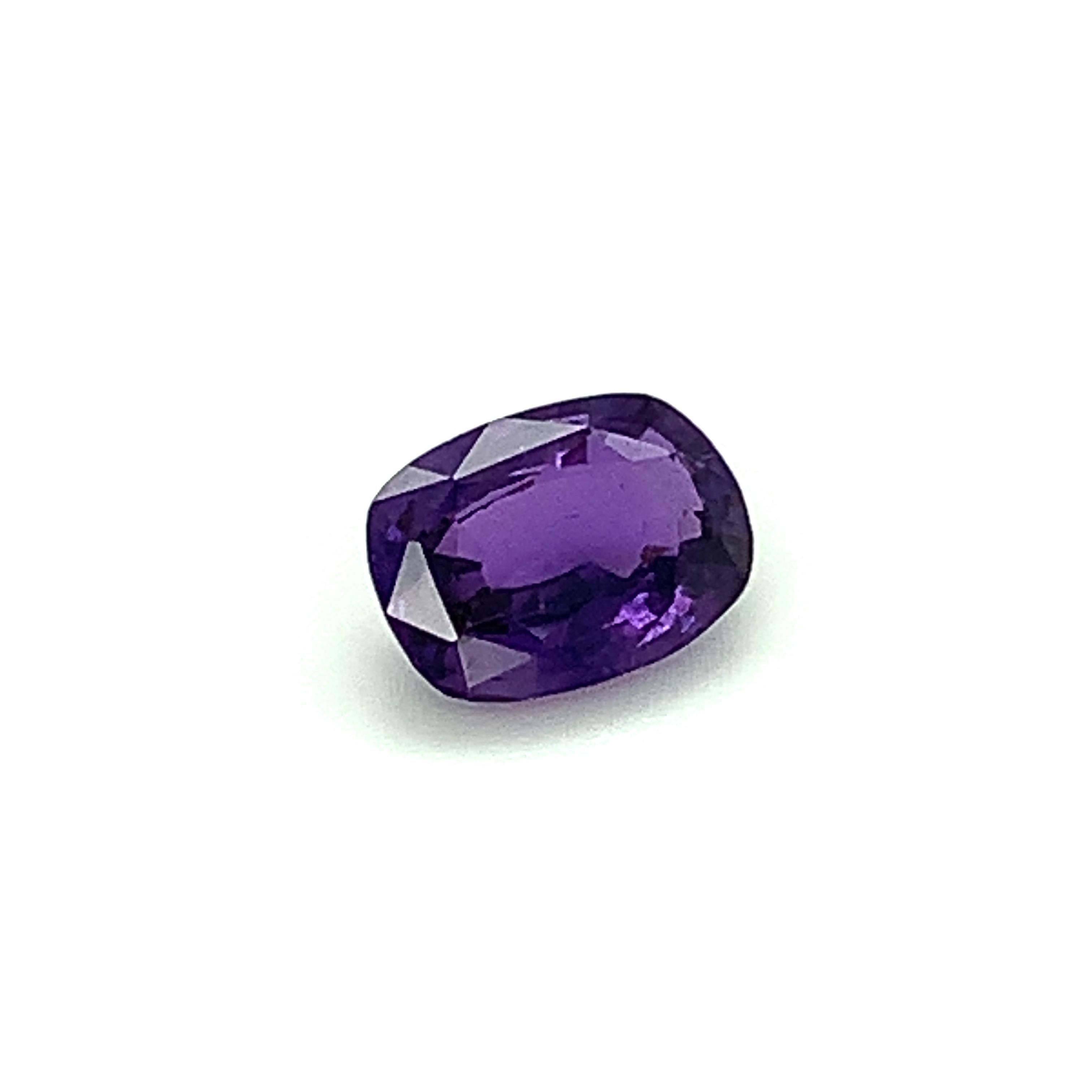 Artisan Unheated 3.50 Carat Color Change Sapphire, Unset Loose Gemstone, GIA Certified