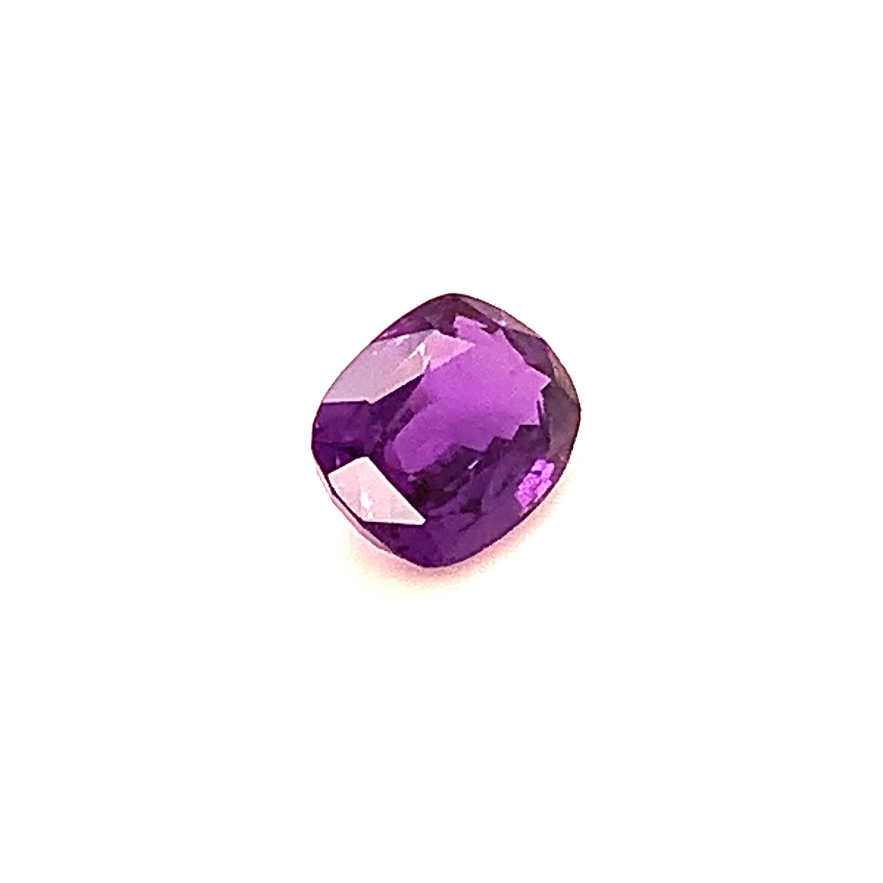 Unheated 3.50 Carat Color Change Sapphire, Unset Loose Gemstone, GIA Certified In New Condition In Los Angeles, CA