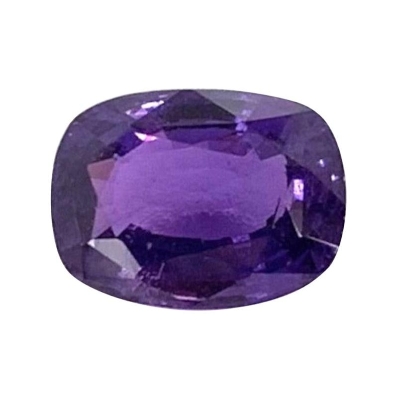 Saphir non chauffé de 3,50 carats à couleur changeante, pierre précieuse non sertie, certifiée GIA